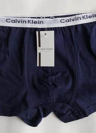 Мужские темно-синие трусы боксеры calvin klein мужское белье