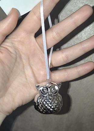 Невероятно красивая декоративная фарфоровая подвеска сова 🦉