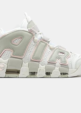 Чоловічі кросівки nike air more uptempo білі оригінальні