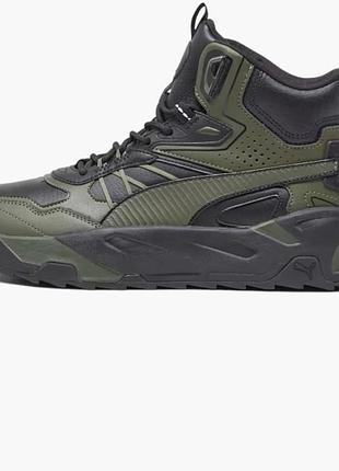 Urbanshop com ua ботинки мужские puma trinity mid hybrid l olive/black 393985-04 размеры запиту