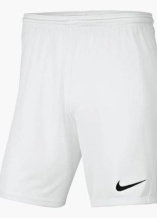 Шорти чоловічі nike dry park iii white bv6855-100
