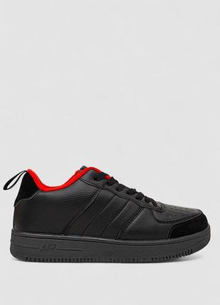 Кроссовки мужские зимние на меху цвет чернокрасный top shop ua_