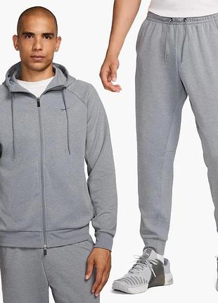 Спортивний костюм чоловічий nike dri-fit grey fz0967-065_fz0975-065 xl