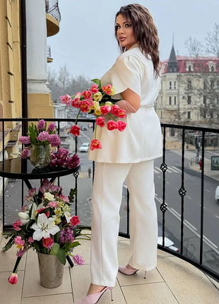 Костюм двойка жакет+брюки 3