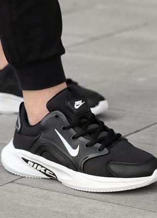 Осінні чоловічі кросівки nike чорні весняні сітка, чоловічі кросівки найк осінь демісезонні якісні 41