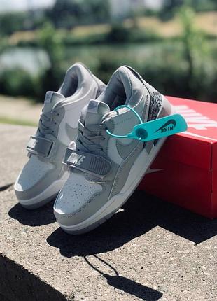 Nike air jordan legacy low кроссовки осенние на липучке jordan legacy 41, 37