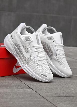 Осенние мужские кроссовки nike pegasus белые весенние сетка, мужские кроссовки найк пегасус осень демисезонные