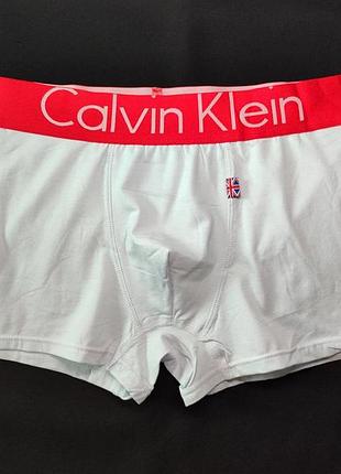 Чоловічі білі труси боксери calvin klein. чоловіча білизна