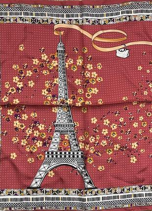 Шийний хустка шовк  longchamp