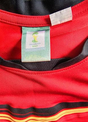 Футбольная футболка belgium no10 сборная бельгии красная оверсайз xl xxl 3