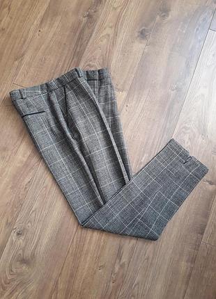 Фірмові завужені штани в актуальну клітинку 7/8 (dorothy perkins)
