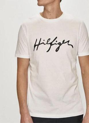 Футболка loys tommy hilfiger томмі хілфігер чорна 100% бавовна — чудова якість xs
