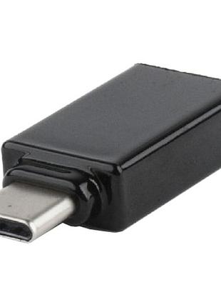 Адаптер cablexpert a-usb3-cmaf-01 usb 3.0 to usb type-c (f-m) чорний