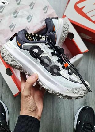 Кроссовки мужские белые 41 42 44 45 nike acg mountain fly 2 low white