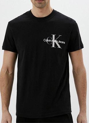 Футболка loys calvin klein кельвін кляйн чорна чудова якість 100% бавовна xs