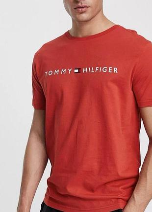 Футболка loys tommy hilfiger томми хилфигер черная 100% хлопок отличное качество xs