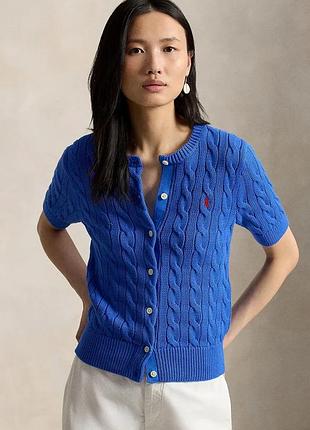 Urbanshop com ua polo ralph lauren кардиган женский хлопковый голубой 211966720 размеры запитуйте