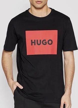 Футболка loys hugo хьюго черная отличное качество 100% хлопок m