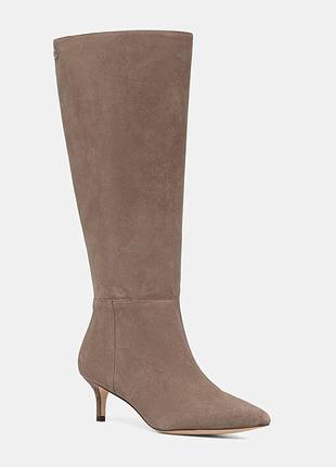 Urbanshop com ua замшеві чоботи lauren ralph lauren mckay tl hl колір бежевий на шпильці 802967811006 розміри запитуйте