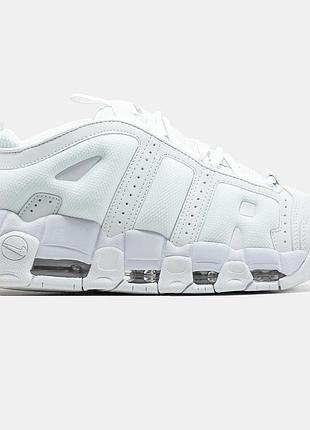 Женские кроссовки nike air more uptempo low белые оригинальные 41