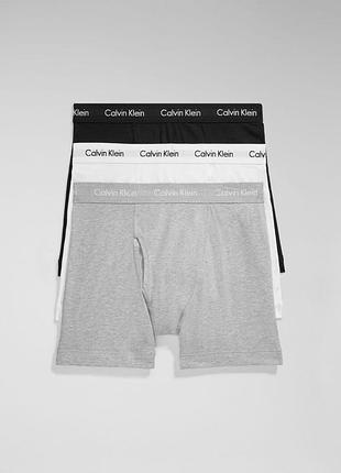 Набор трусов боксеры 3 шт. calvin klein (389652117744) xl комбинированный