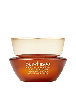 Антивіковий крем для обличчя (міні)  sulwhasoo concentrated ginseng renewing cream 5ml