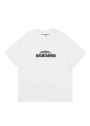 Футболка loys хлопковая с принтом armani армани sk8 art.015 xxl