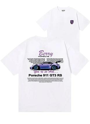 Футболка loys бавовняна з принтом porsche порш y2k art.003 xs