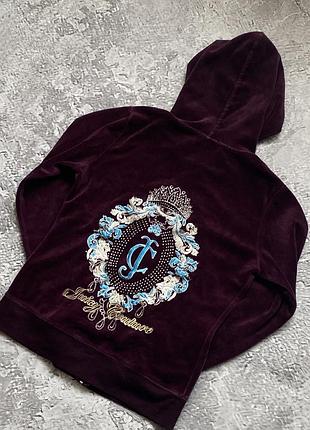 Кофта juicy couture вінтажна кофта juicy couture жіноча спортивна кофта juicy couture