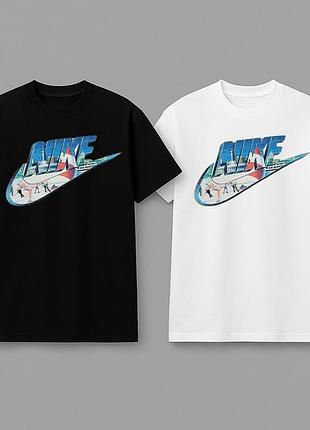 Футболка loys nike ника черная 100% хлопок очень хорошее качество. xs