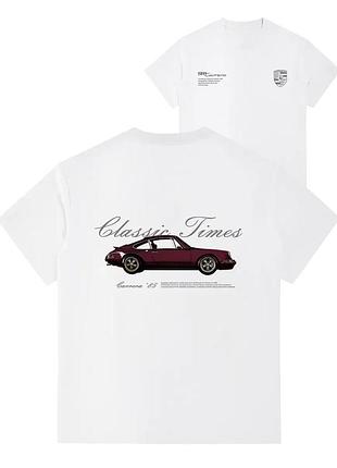 Футболка loys бавовняна з принтом porsche y2k art.006 xs