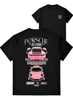 Футболка loys бавовняна з принтом porsche порш y2k art.016 xs