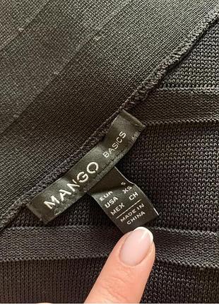 Чорна сукня mango 3