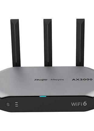 Роутер wi-fi ruijie reyee rg-eg105gw-x wi-fi 6 чорний