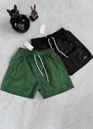 Пляжные шорты lacoste black