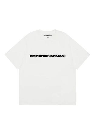 Футболка loys хлопковая с принтом armani армани sk8 art.011 l