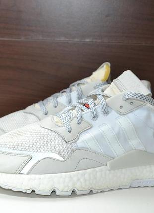 Adidas nite jogger ee5855 44.5-45р кроссовки кожаные оригинал