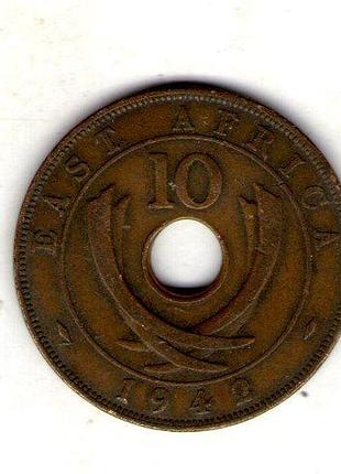 Британская восточная африка георг vi 1048, 1942 год бронза, 9.5g, ø 30.8mm no2594