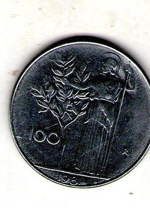 Италия 100 лир, 1981 год нержавеющая сталь, 8g, ø 27.8mm no2081