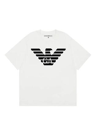 Футболка loys хлопковая с принтом armani армани sk8 art.002 l