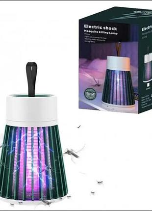Уничтожитель - ловушка насекомых electronic sshock mosquito killing lamp usb