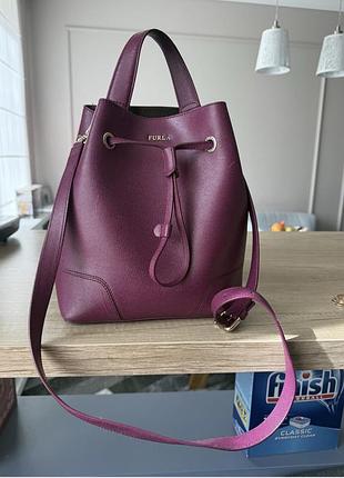 Сумка furla оригінал, колір марсала