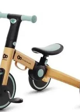 Триколісний велосипед 3 в 1 4trike kinderkraft kr4tri22blu0000 sunflower blue, world-of-toys