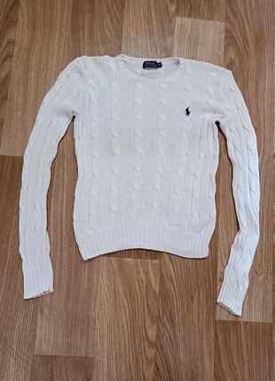 Женский вязаный свитер polo ralph lauren