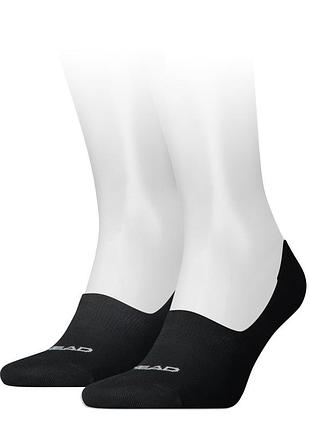 Носки head footie 2ppk unisex черный уни 35-38 771001-200