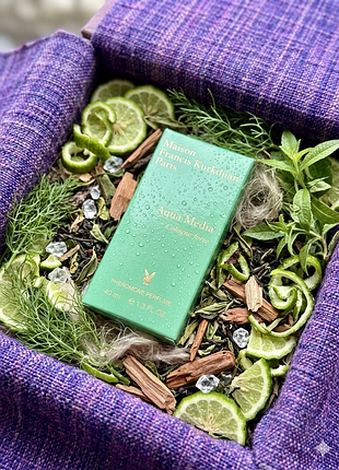 Духи унисекс aqua media cologne forte 40 мл духи парфюмированная вода свежий аромат бергамот вербена зеленый чай