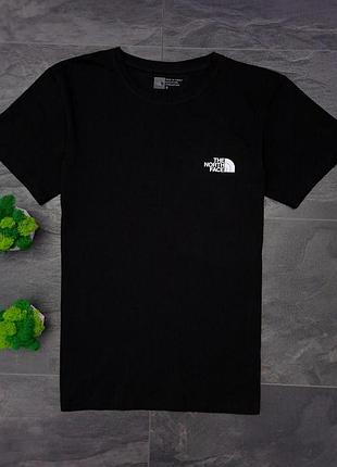 Мужская футболка the north face черного цвета