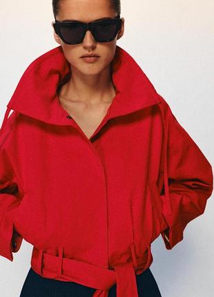 Оригінальна куртка з ременем з нової колекції zara woman ♀️ new original.