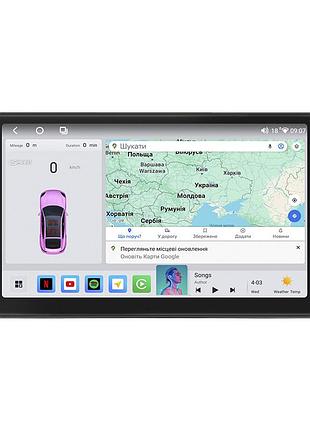 Штатная магнитола lesko для fiat fiorino iii 2007-н.в. экран 10" 4/64 qled carplay 4g wi-fi gps 360 prime