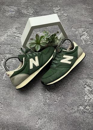 Кросівки new balance 420 оригінал зелені замшеві літні легкі нью беленс ретро